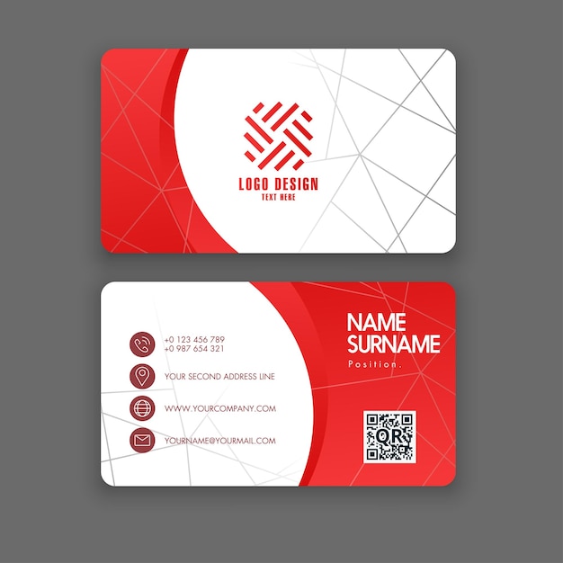 business card vector
