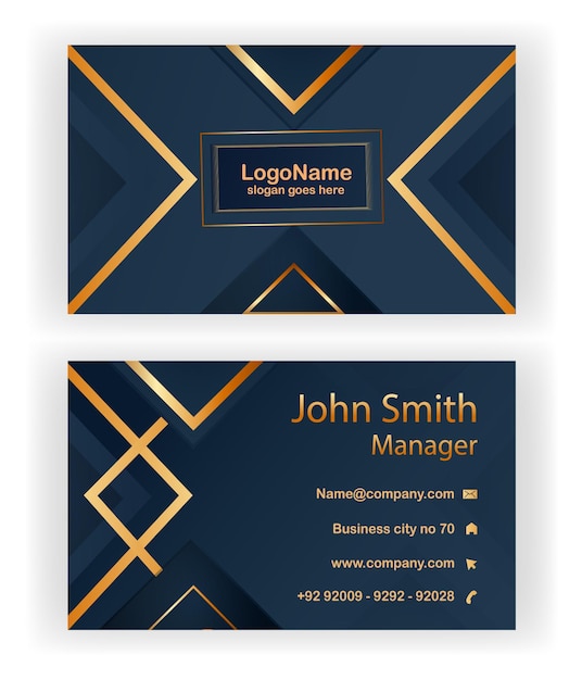 Vector business card vector