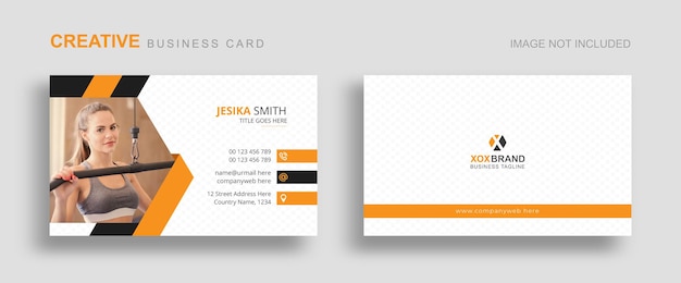 Business card visiting card template