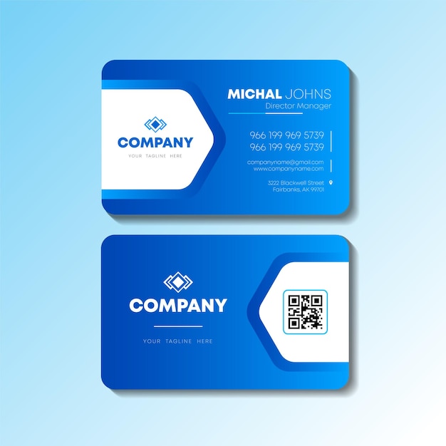 Business card or visiting card templates l vector l art l icons