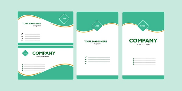 Vector business card visiting card