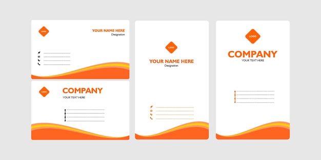 Vector business card visiting card