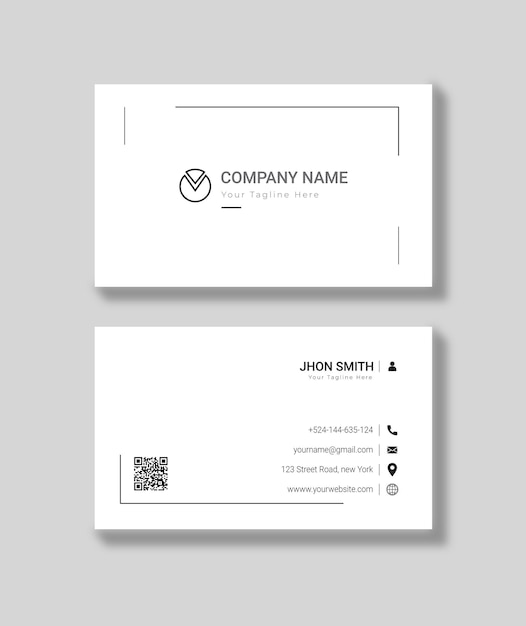 Vector business card visiting card