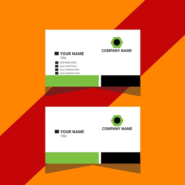 Vector business card visiting cardcorporate business card and visiting card