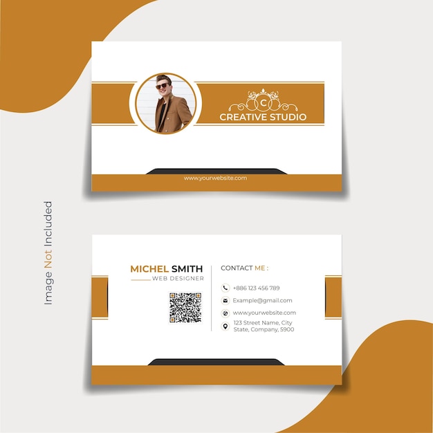 Business Card with a fresh, clean, modern look