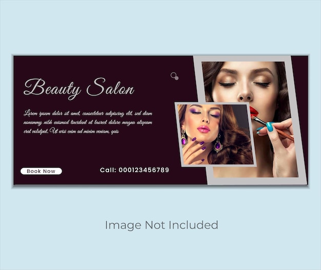 a business card with a womans face in the middle