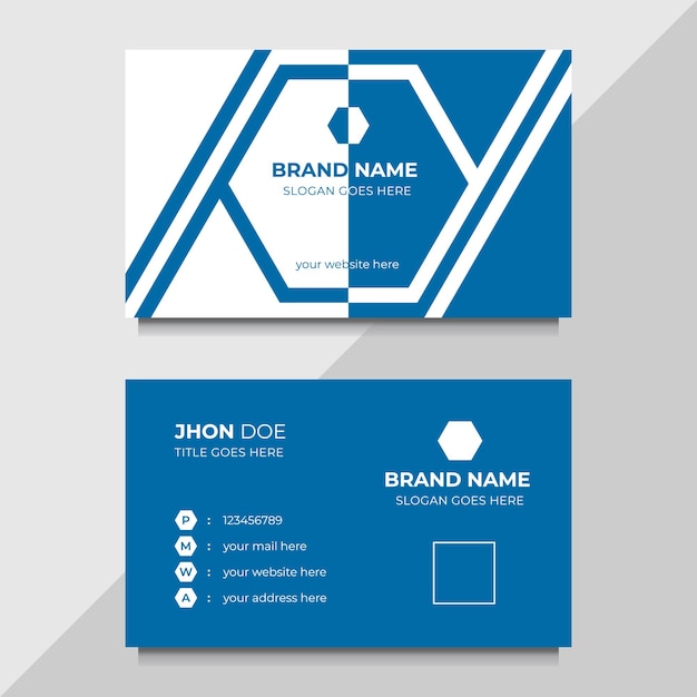 A business card for your company