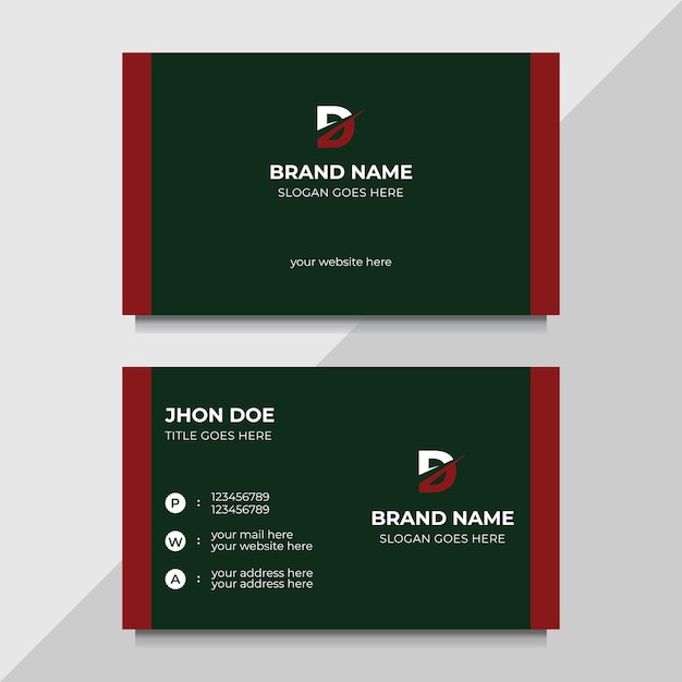 A business card for your company