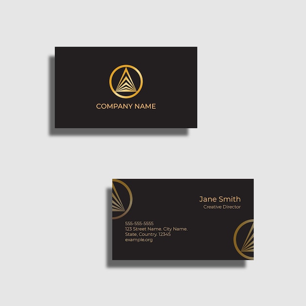 Vector business card