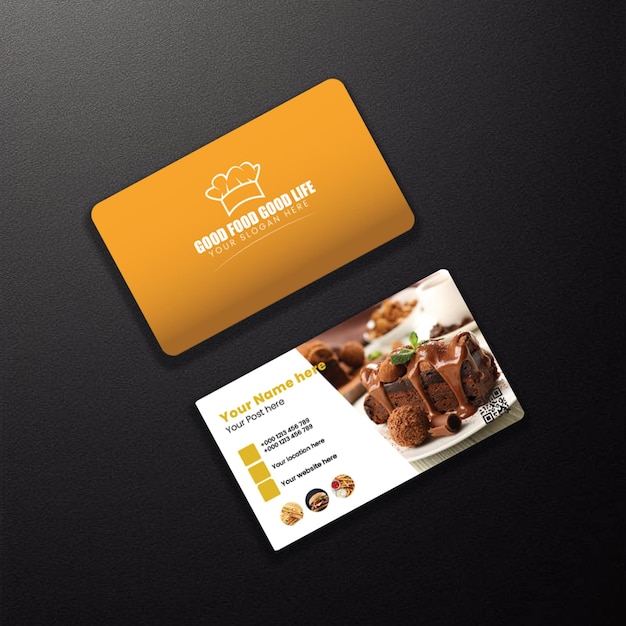 Vector business card