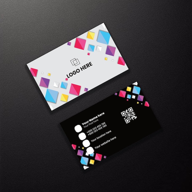 Vector business card