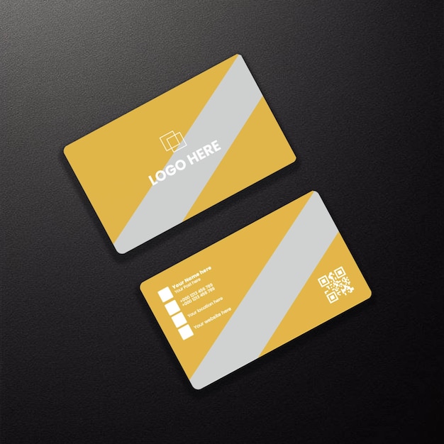 Vector business card