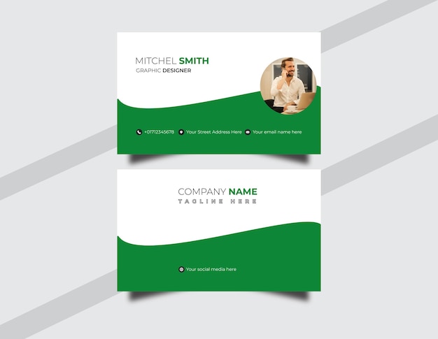 Vector business card