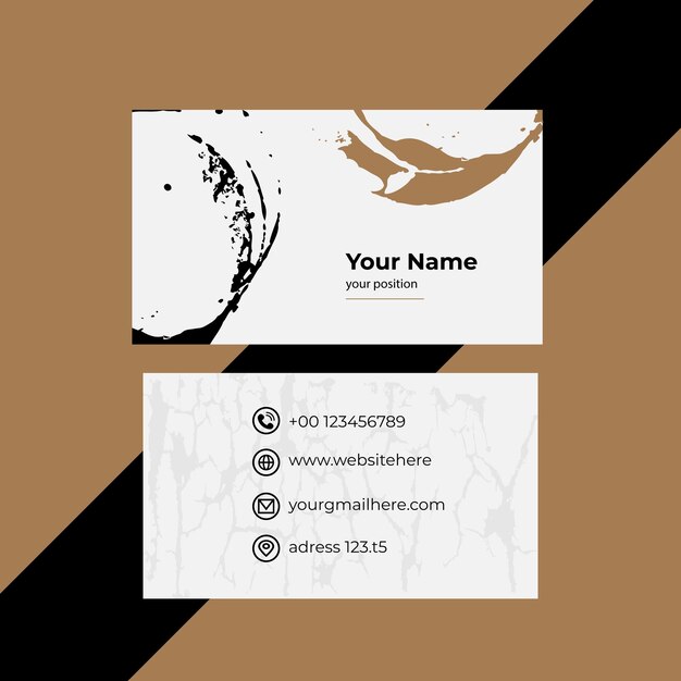 Vector business card