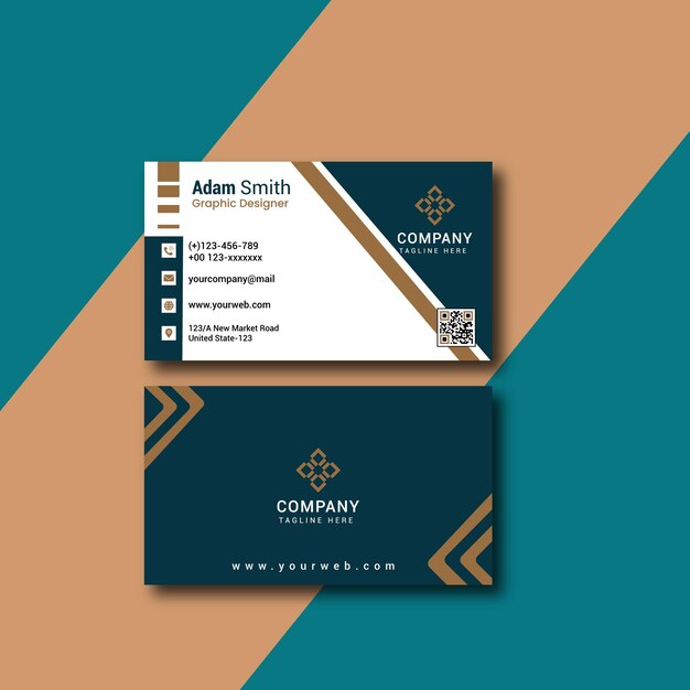 Vector business card