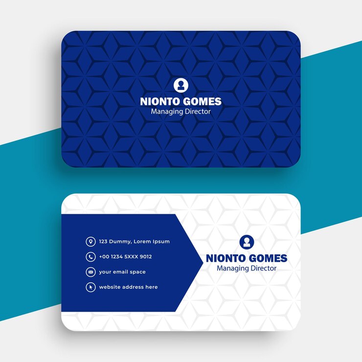 Vector business card