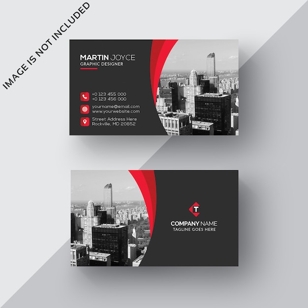 Vector business card