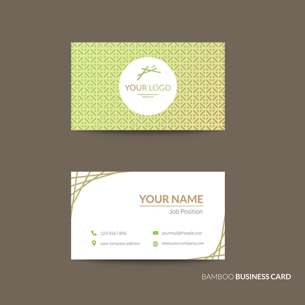 Vector business card