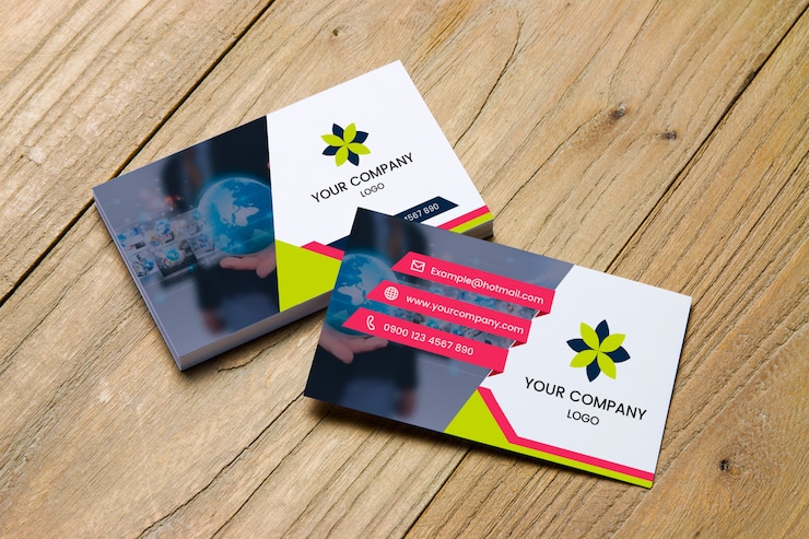 Vector business card