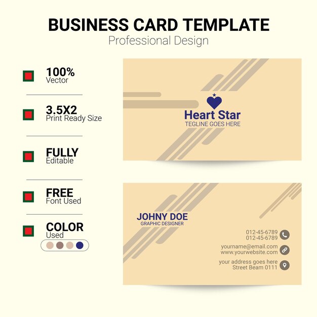 Vettore business_card
