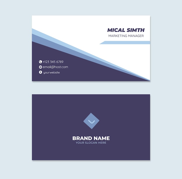 Vector business card