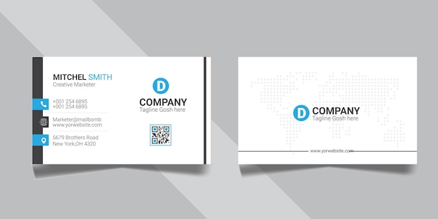 Vector business card