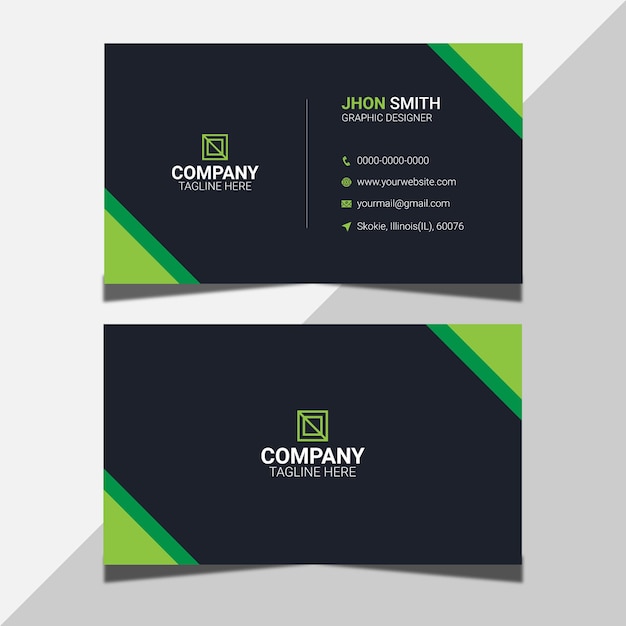 Vector business card