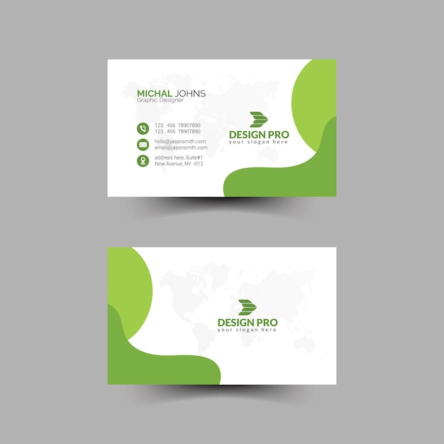 Vector business card