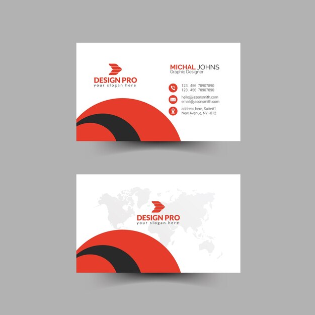 Vector business card