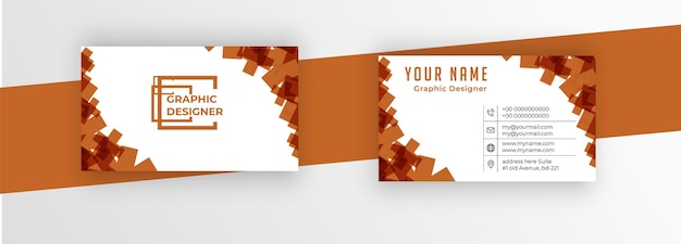 Vector business card