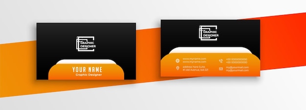 Vector business card