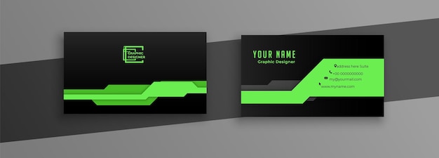 Vector business card