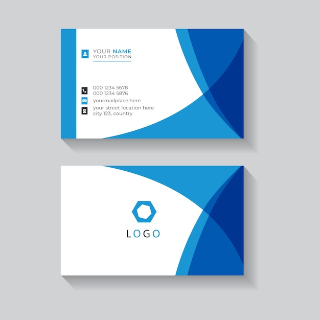 Vector business card