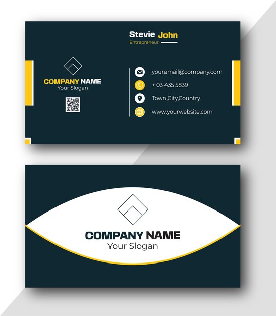 Vector business card