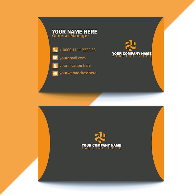 Vector business card