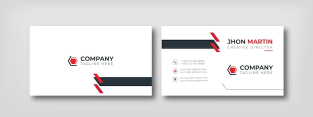 Vector business cards design clean modern creative style  templates