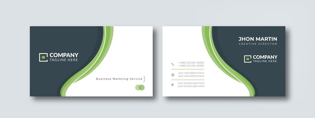 business cards design clean modern creative style templates