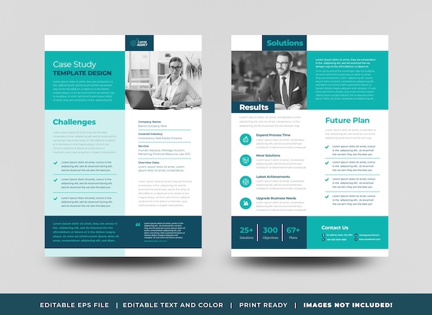 Business casestudy of marketingblad en agenda voor verkoopkanalen