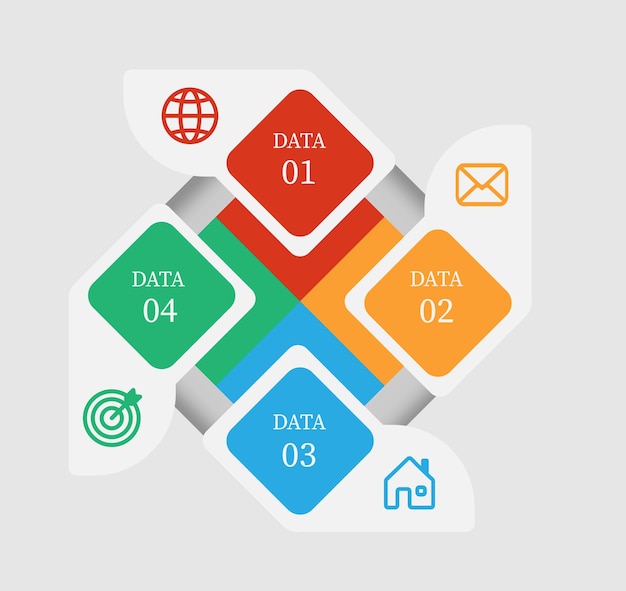 Business chart and informational infographic