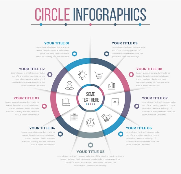 Business Circle Infographics