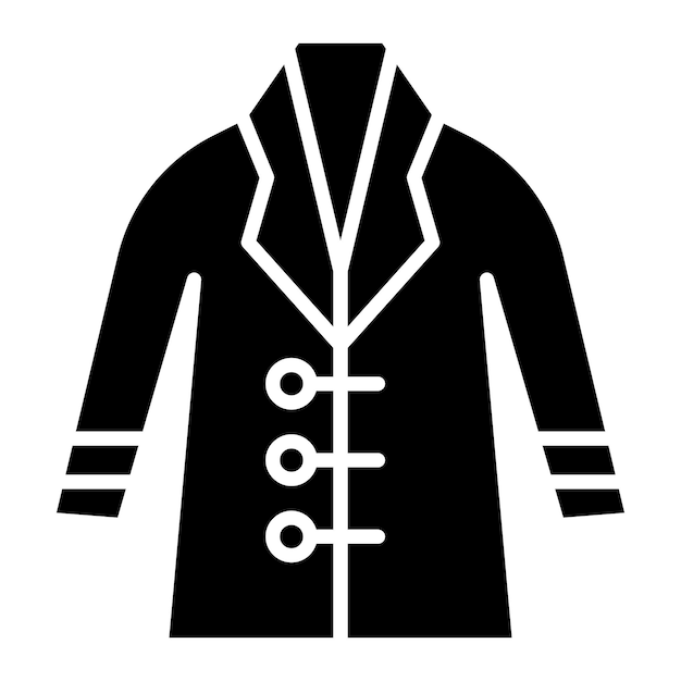 Vector business coat vector illustration