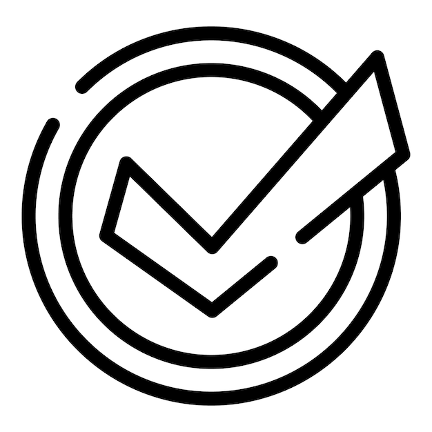 Icona approvata per la collaborazione aziendale icona vettoriale approvata per la collaborazione aziendale per il web design isolata su sfondo bianco