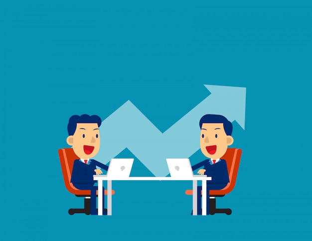 business colleagues discuss future plans