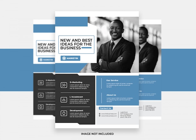 Vector business colorful creative modern presentation design corporate flyer