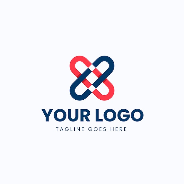 Vettore logo aziendale moderno business moderno logo design amore icona logo design miglior logo aziendale