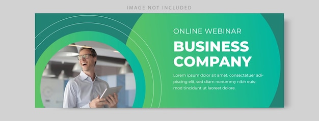 Business Company Social Media Facebook Cover Banner Template
