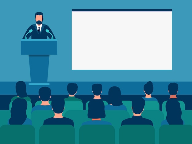 business conference presentation