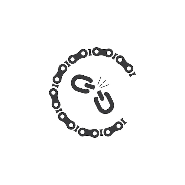 Логотип векторной цепи корпоративного абстрактного единства