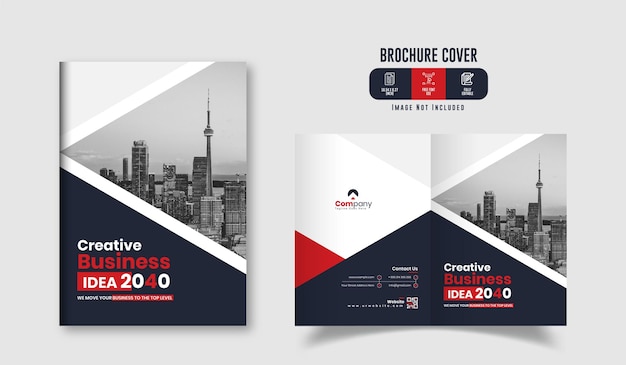 Business Or Corporate brochure cover page design