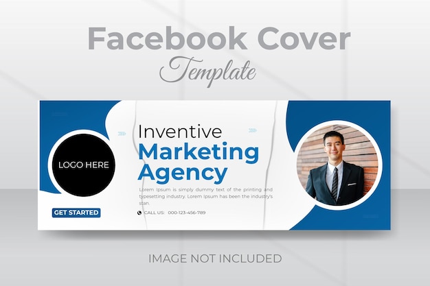 Business corporate facebook cover design template